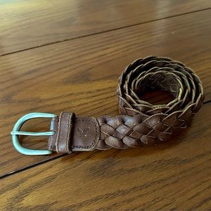 AE Genuine Leather Braided Belt